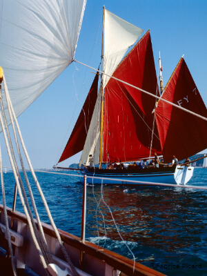 Regatta in Saint Quay-Portrieux