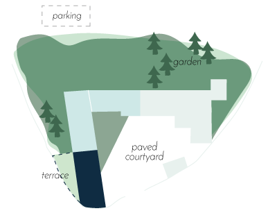 Plan extérieur La Grange aux Hirondelles