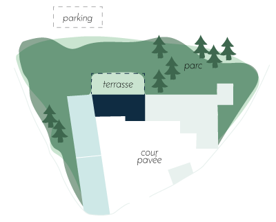 Plan extérieur La Clef des Champs