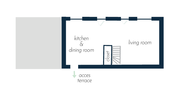 Plan étage La Grange aux Hirondelles