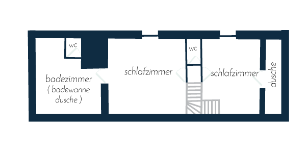 Plan étage La Grange aux Hirondelles